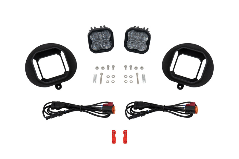 Dodge Ram 3500 Fog Light Kit - Diode Dynamics - SS3 Type DR - White - `02-`08